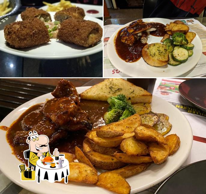 Food at Favourite Pizza