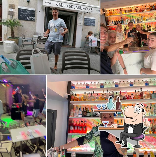 Gli interni di Jade Square Cafè