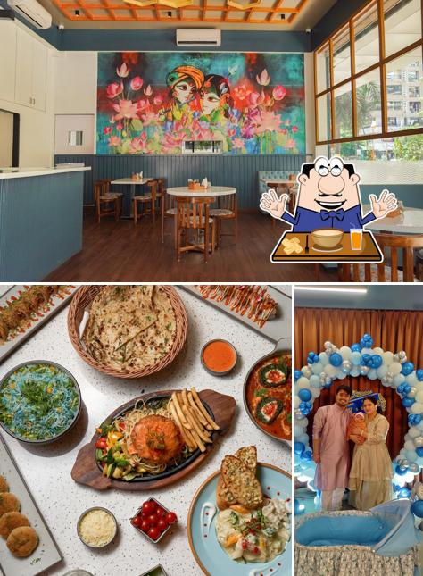 Check out the image displaying food and interior at Krishna Priya Pure Veg Restaurant In Virar West Family Dining & Party Hall
