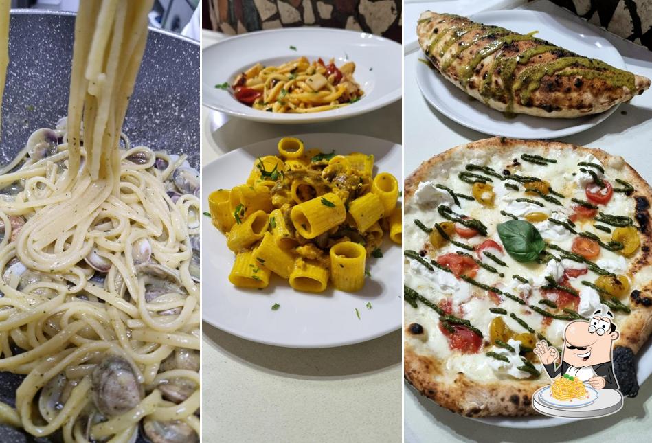 Spaghetti alla carbonara al Pizza Pazza