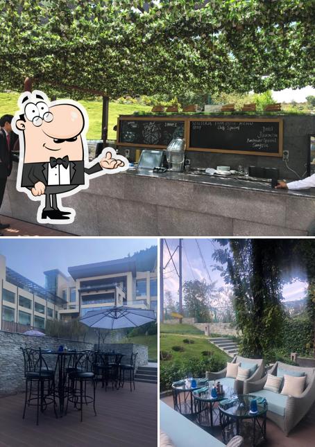 The interior of wisteria deck