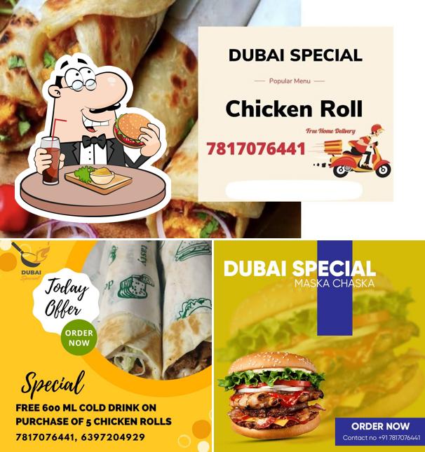 Hamburger at Dubai Special