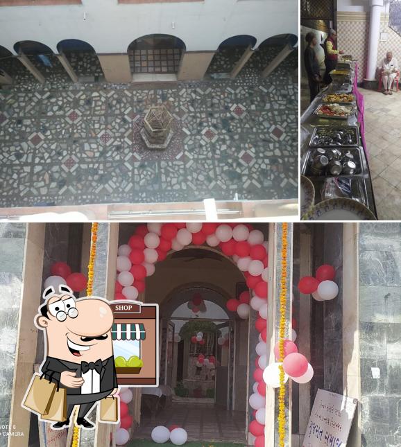 Among various things one can find exterior and food at Girdhar Morari Gujarat Samaj, Guest House