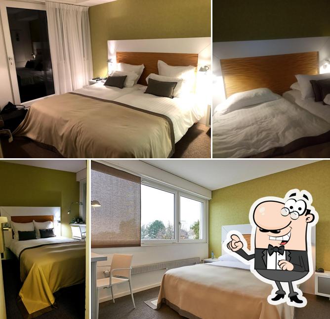 Gli interni di Le Léman Hôtel