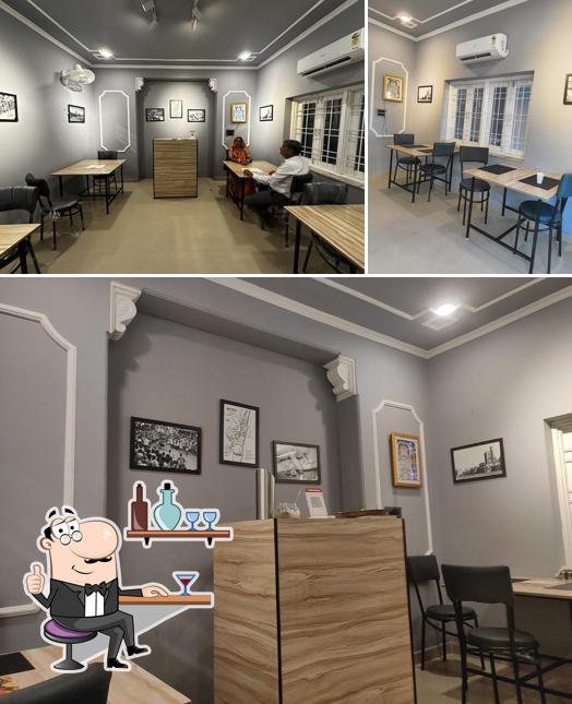 Take a seat at one of the tables at The Madras Kitchen