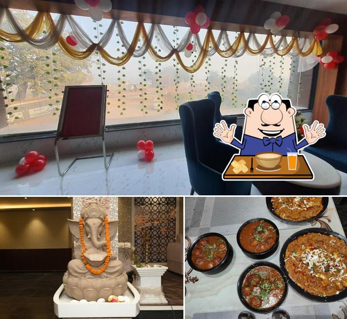 Food at The Skylite Hotel, Banquet Hall and Restaurant