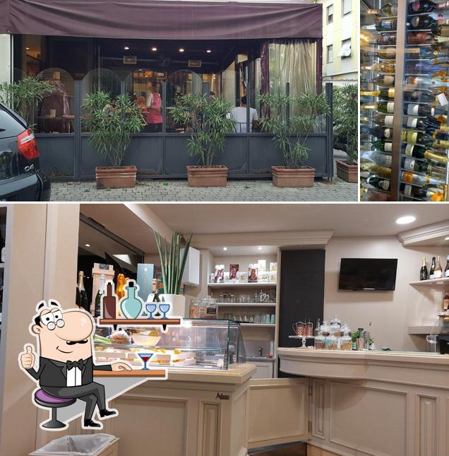 Questa è la foto che mostra la interni e esterno di Pasticceria Stella