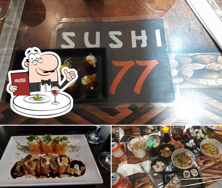 Platos en Restaurante Japonês - SUSHI 77