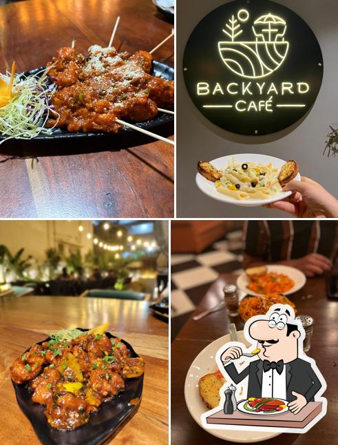 Food at Backyard Cafe