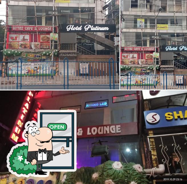 The exterior of Bytez Cafe and Lounge