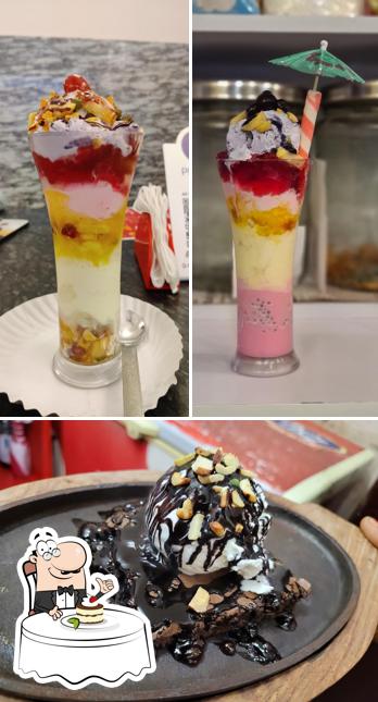 Sakthi's Scoops N Smiles provides a range of sweet dishes