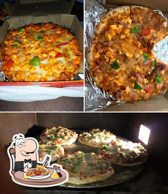 Order different kinds of pizza