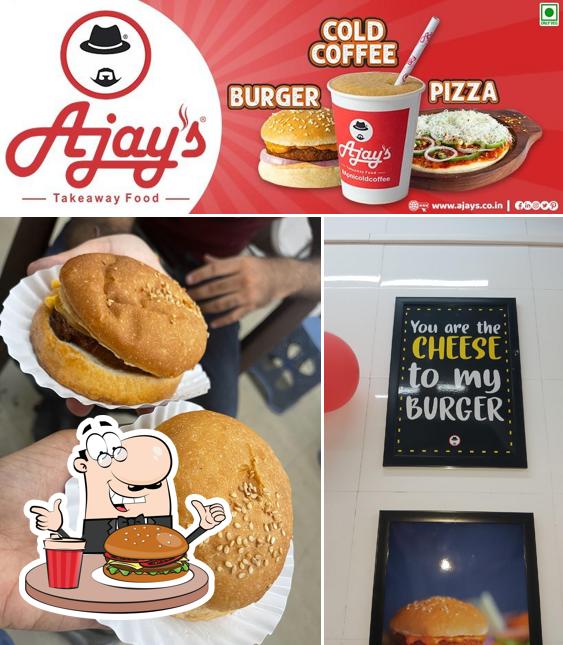 Get a burger at Ajay's - Nizampura, Baroda