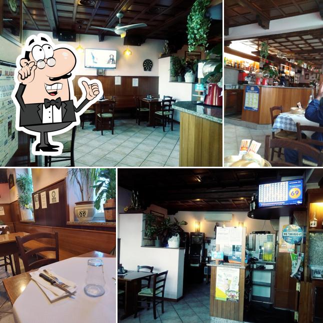 Gli interni di Antica Trattoria della Pasqua