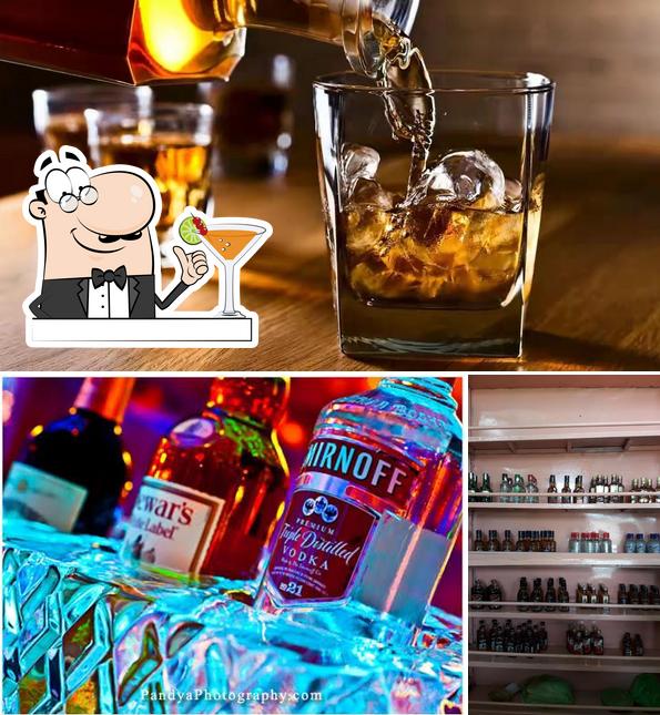 Pick a drink from the menu