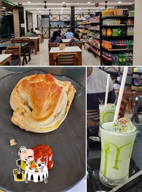 This is the image depicting food and interior at John & Co Bakery Supermarket