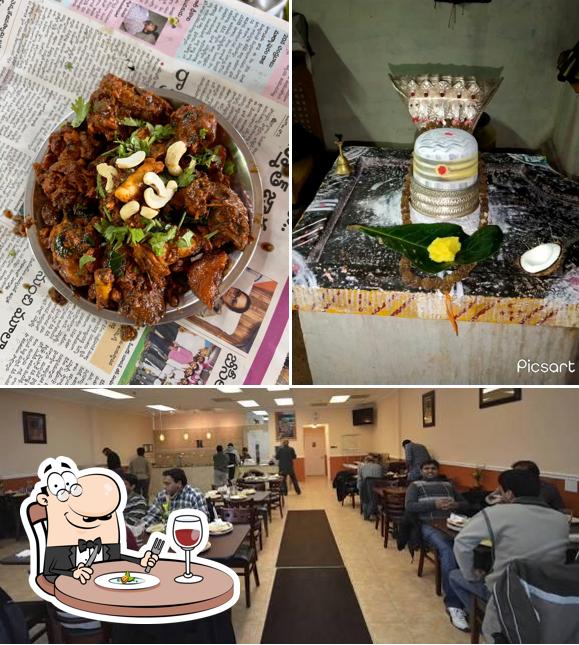 The image of food and interior at Sindhuri Garden and Family Restaurant -