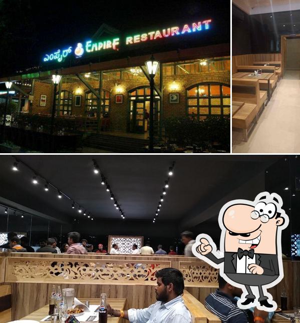 The photo of interior and exterior at Empire Restaurant Rajajinagar
