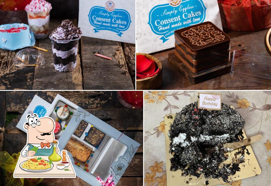 Meals at Consent cakes