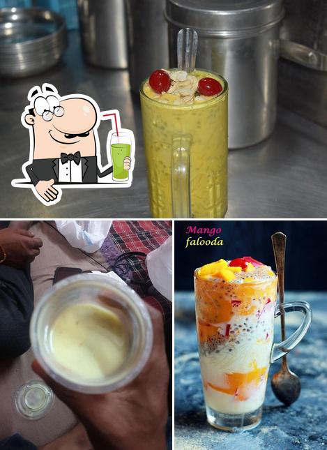 Enjoy a drink at Caring Goals Kulfi Falooda
