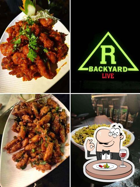Food at R Backyard Live