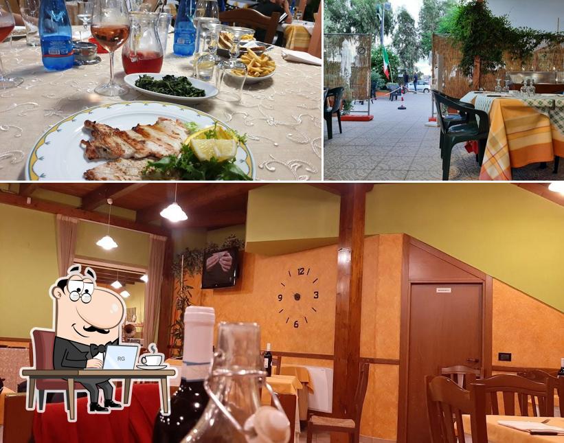 Gli interni di Il Ritrovo Ristorante Pizzeria