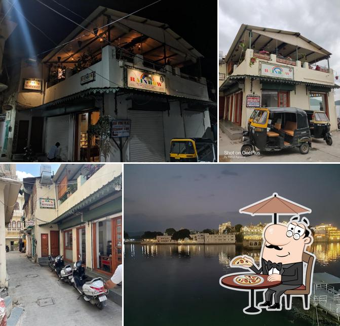 Enjoy the view outside Rainbow Restaurant