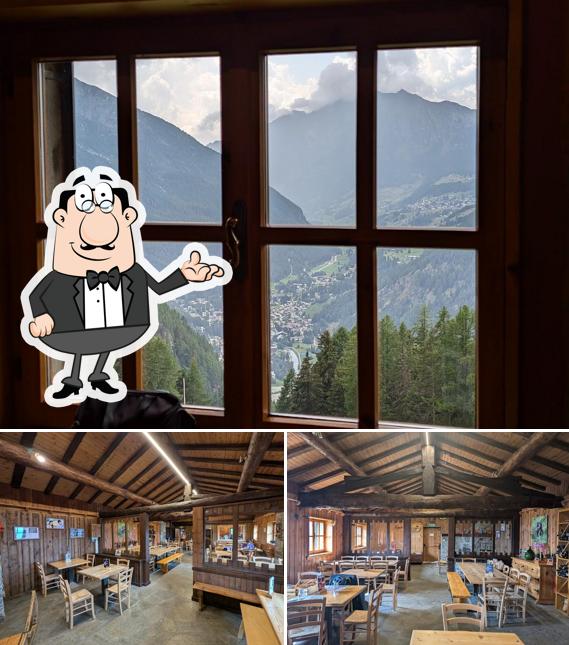 Gli interni di Baita taconet