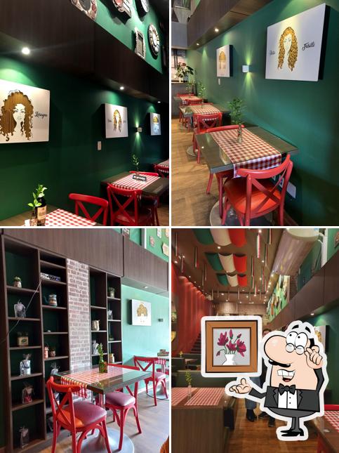 Veja imagens do interior do Fettuccine Pasta e Pizza