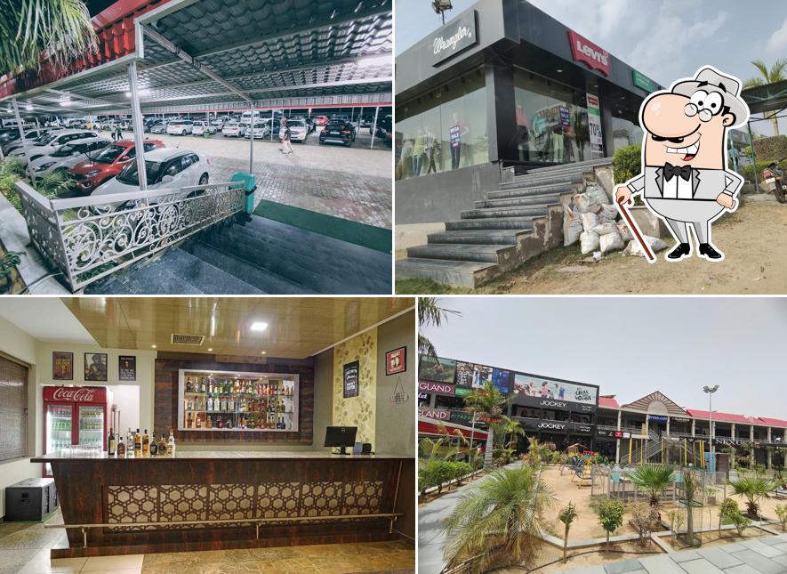 The exterior of Hotel Highway King Bagru