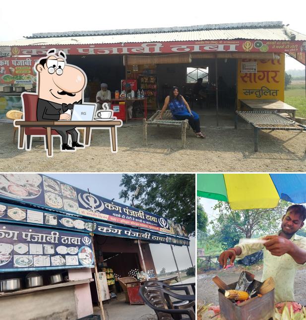 The interior of Kang punjabi Dhaba