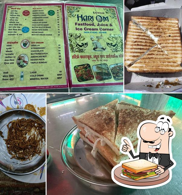 Grilled cheese sandwich at Neem Ke Neeche Food Court
