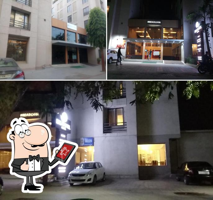 Take a look at the outside area of Treatotel Hotel