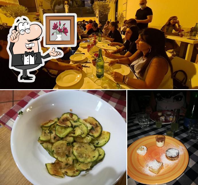 Gli interni di Osteria Vinàlia