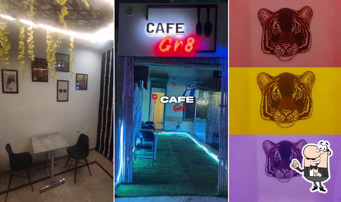 The interior of Cafe Gr8