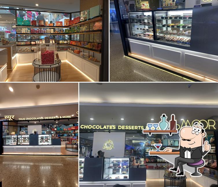 The interior of SMOOR Kiosk - Infinity Mall Malad