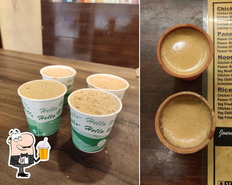 Enjoy a drink at Globe Cafe