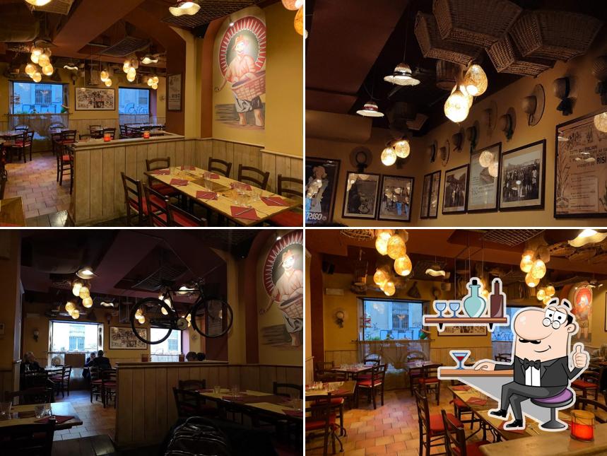 Gli interni di Oryza