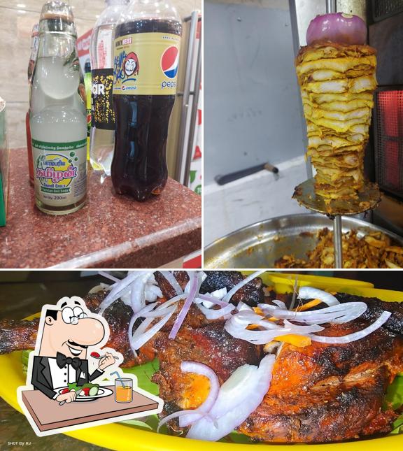 The picture of food and beer at ALTAJ RESTAURANT