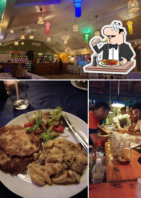 The restaurant's food and interior