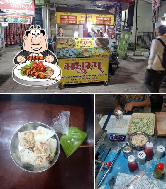 Check out the image depicting food and exterior at Madhuram Surti Locho