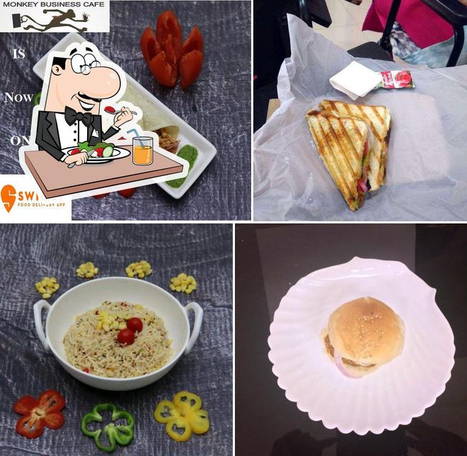 Meals at Monkey Business Cafe