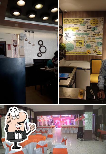 The interior of Shivaz Restaurant