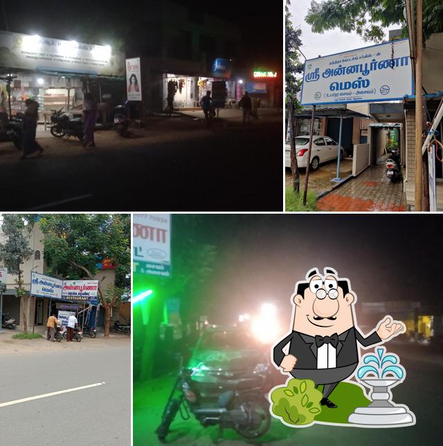 Check out how Sri Annapoorna Mess looks outside
