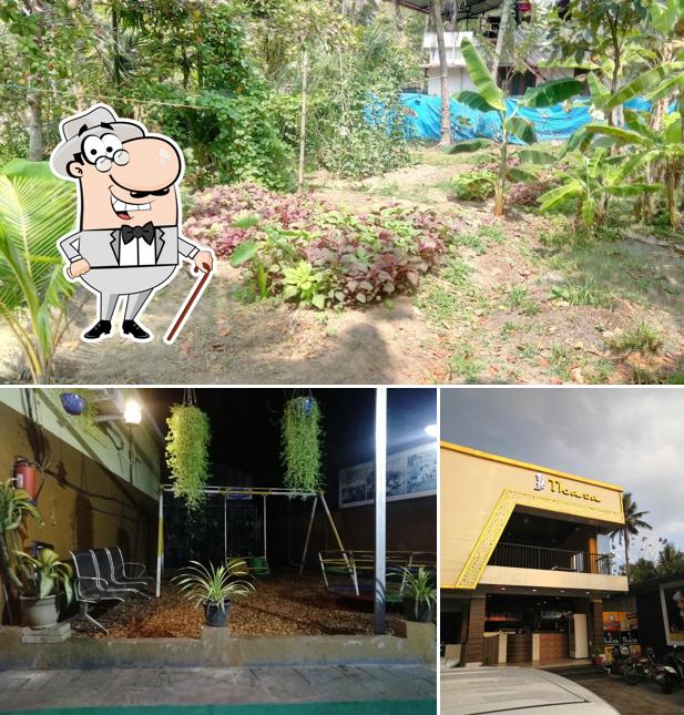 The exterior of Thaza Family Food Park, Kayamkulam