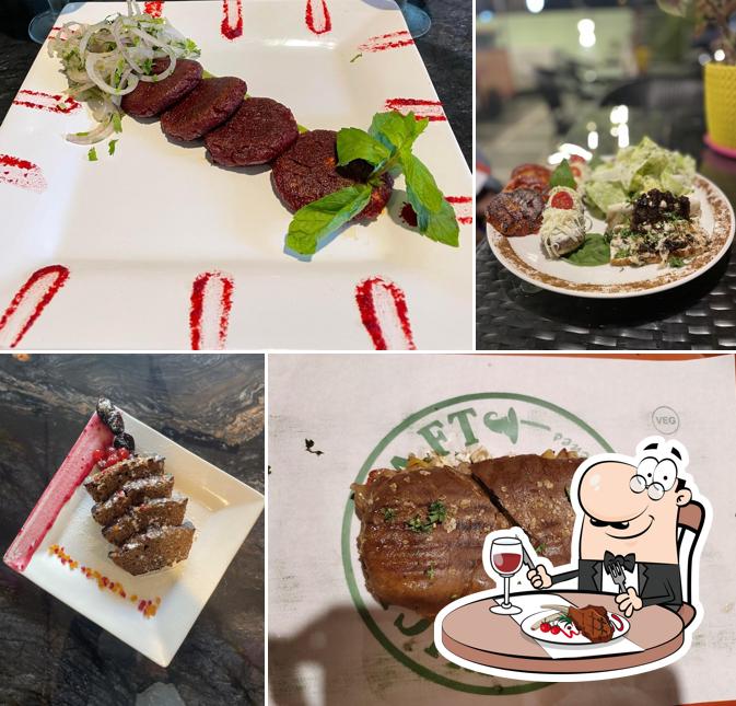 Order meat dishes at Wichcraft House of Sandwiches
