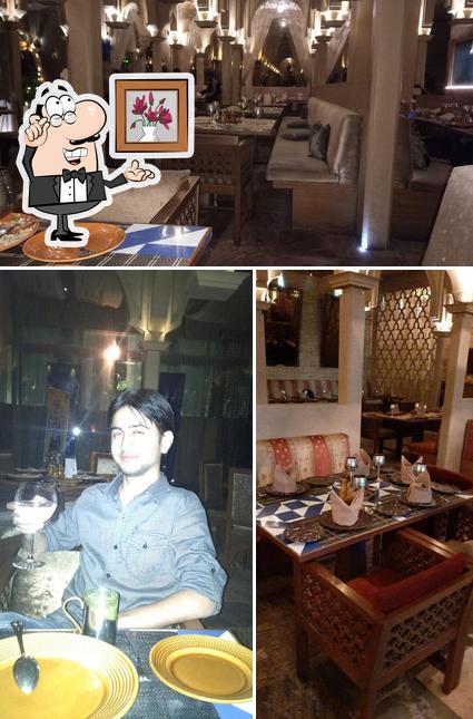 The interior of Rubaiyat