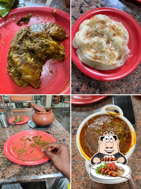Food at Saravana Parottas