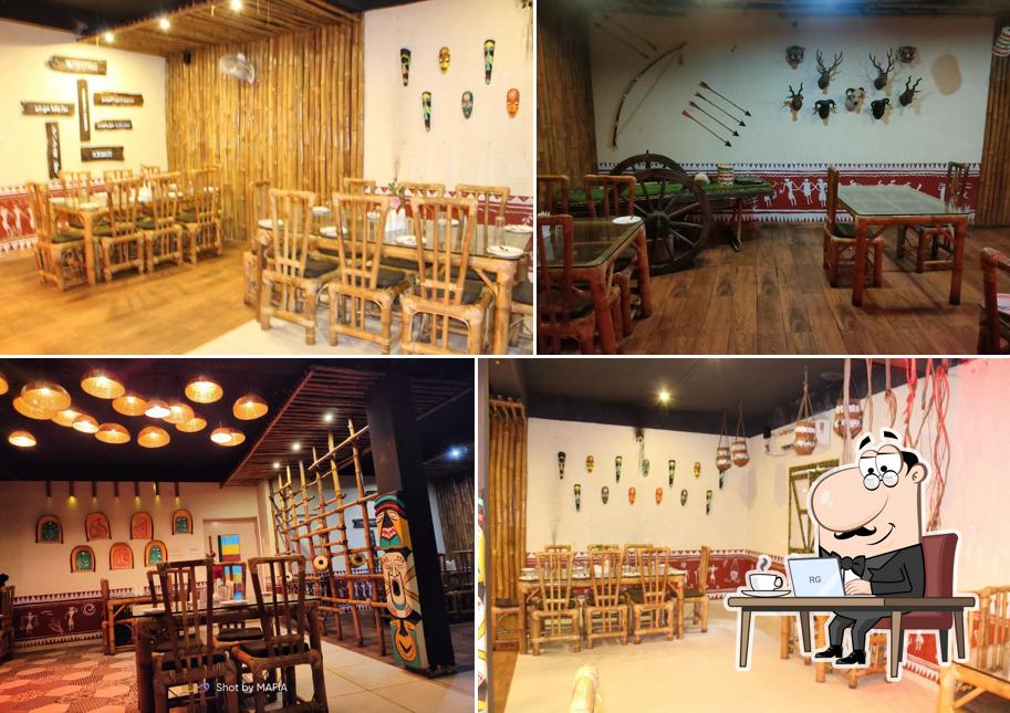 The interior of The Tribes Restaurant