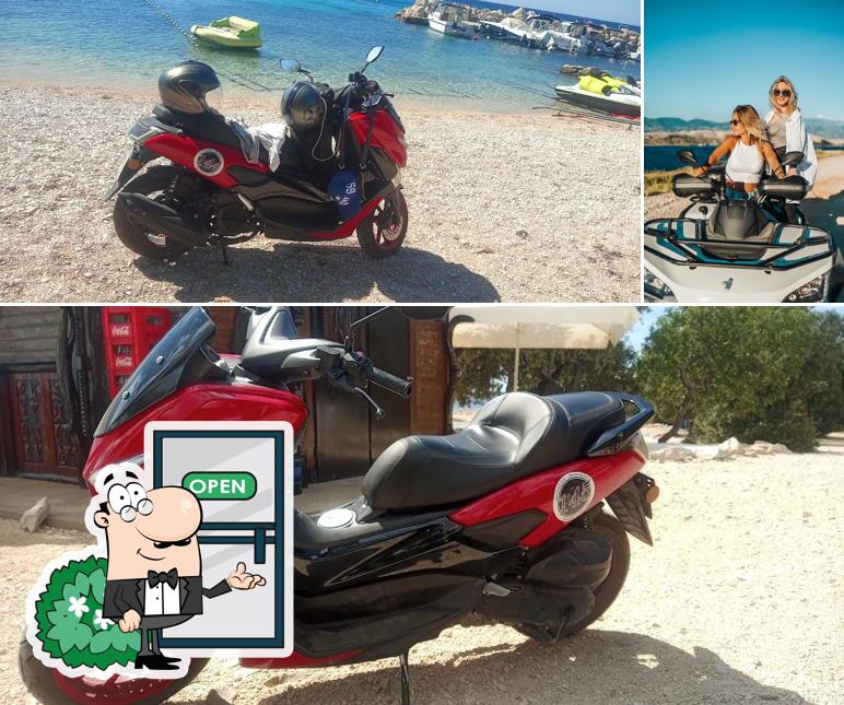 Curiosa tra l'area esterna di JB MOTO RENT NOVALJA